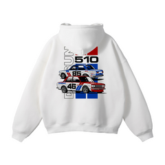 Datsun 510 Racing Hoodie | Men’s Streetwear Cotton-Blend Sweatshirt