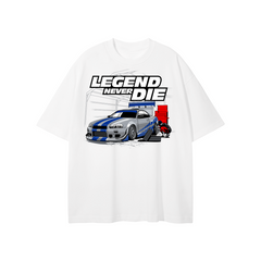 Nissan Skyline R34 Legend Never Die Oversized T-Shirt