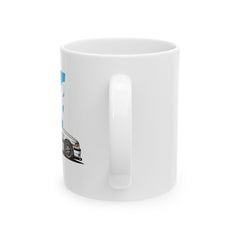BMW E36 Ceramic Mug | Car Enthusiast Coffee Cup | Chrome and Cotton Automotive Gift
