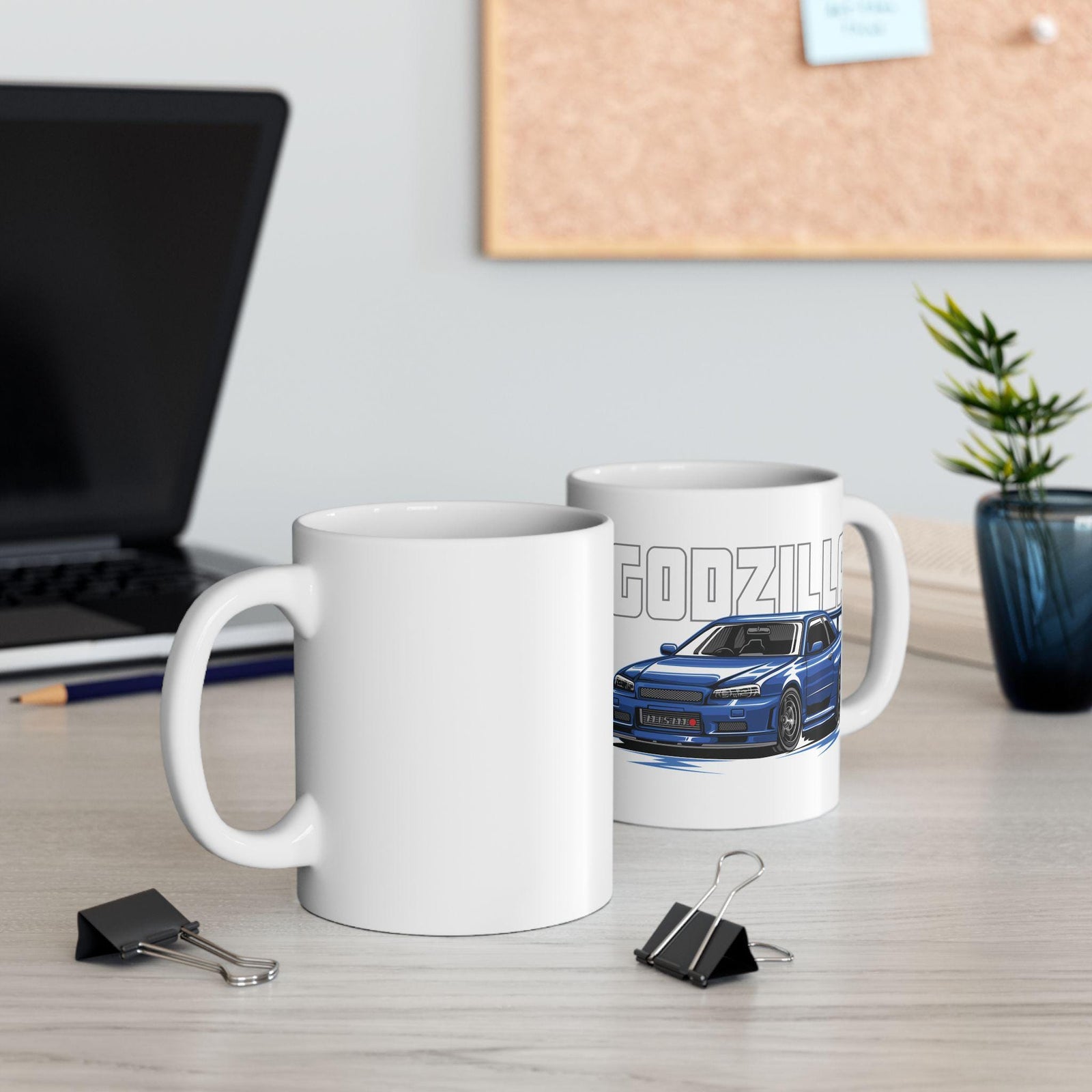 Nissan Skyline GT-R R34 Godzilla 11oz Mug