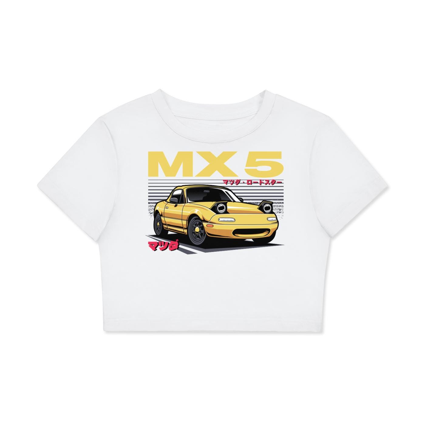 Mazda MX-5 Miata Retro JDM Crop Top