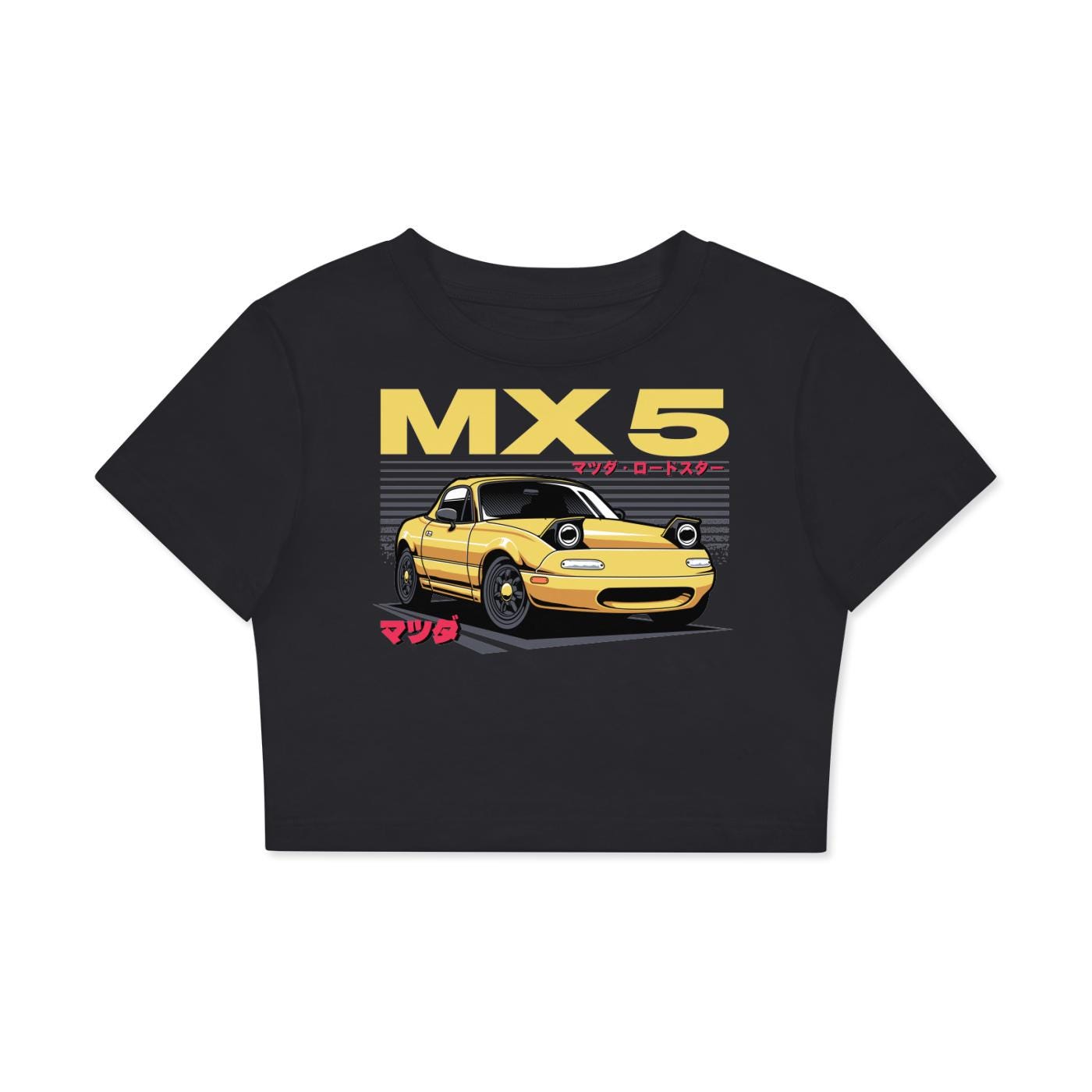 Mazda MX-5 Miata Retro JDM Crop Top