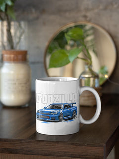 Nissan Skyline GT-R R34 Godzilla 11oz Mug