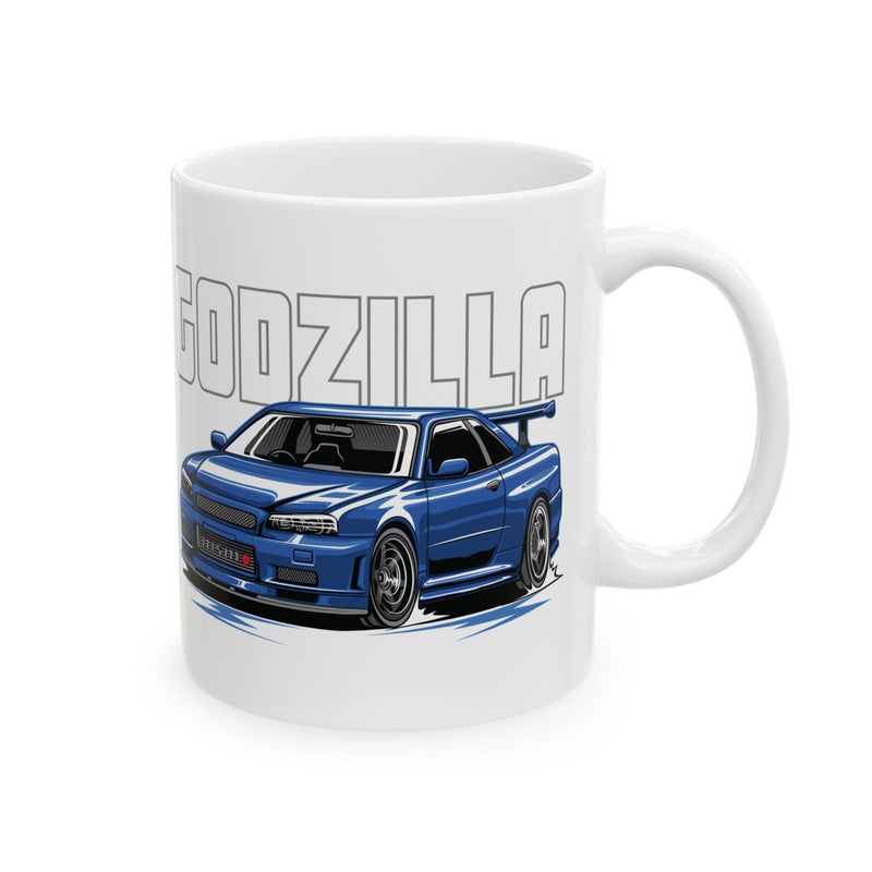Nissan Skyline GT-R R34 Godzilla 11oz Mug